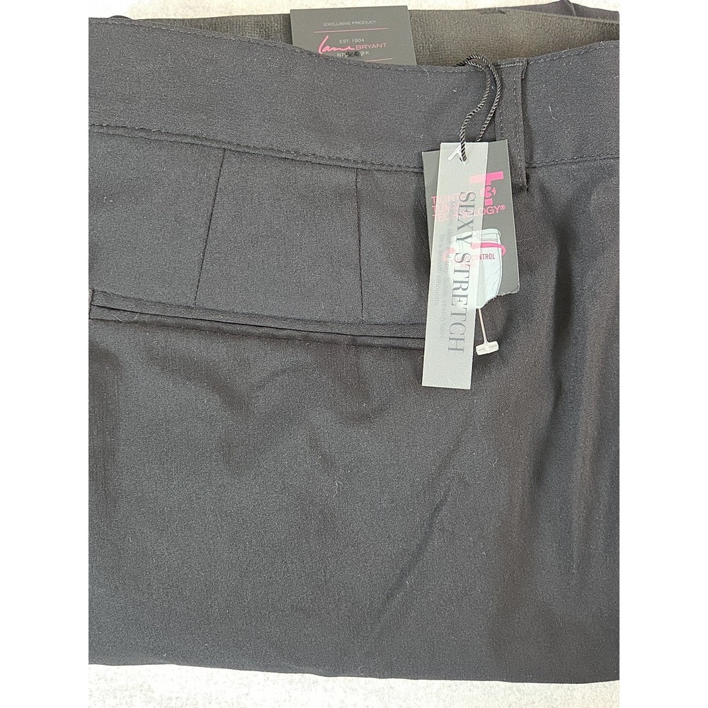 LANE BRYANT Lena Curvy Fit Slim Leg Womens 24 Short Tummy Control Stretch NEW